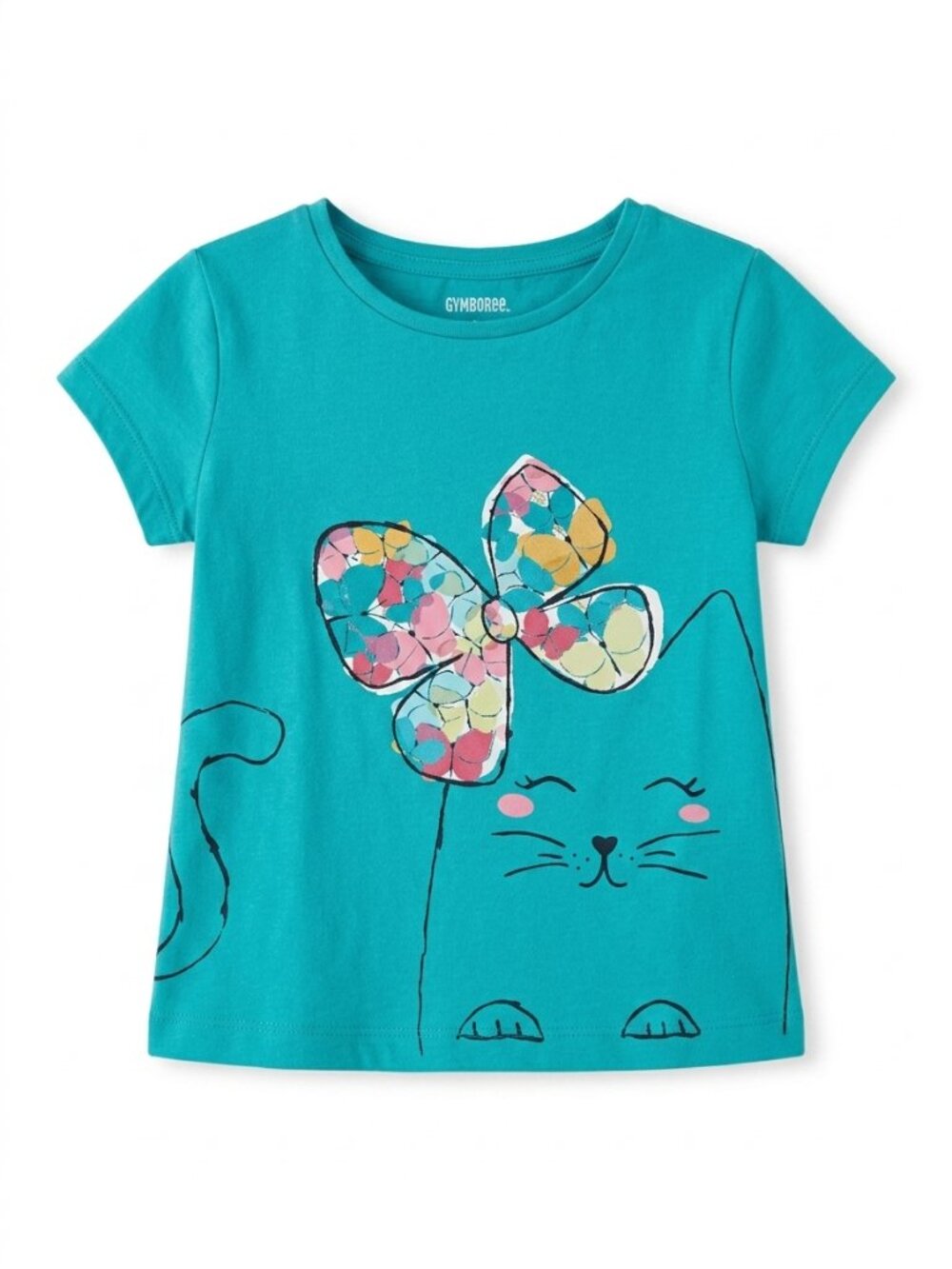 mayoral flower kitty graphic tee